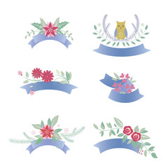 holiday flower labels