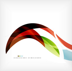 Business wave corporate background