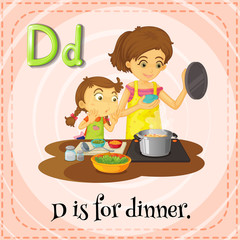 Letter D