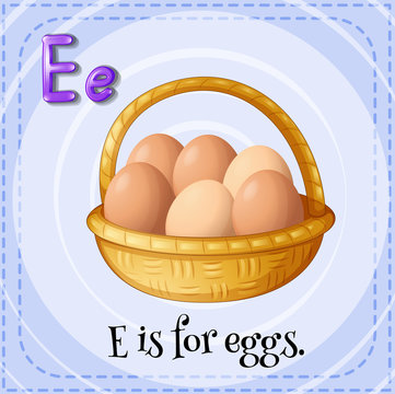 Letter E
