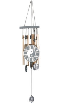 Yin yang wind chime