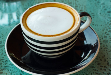 Cup of cappuccino