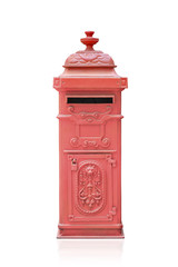 Retro red mail box