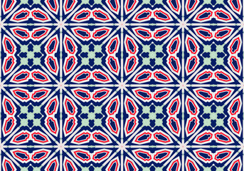 Ethnic pattern. Abstract kaleidoscope