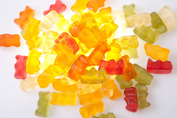 Colorful gummy bears