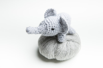 Stofftier, Elefant, Wolle