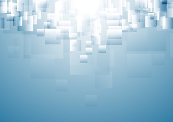 Blue vector geometric abstract background