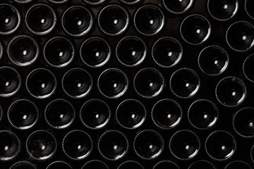 Wine bottles as a background - 76467580