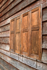 Old wooden door