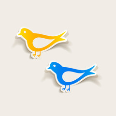 realistic design element: bird