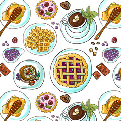 sweet  seamless pattern