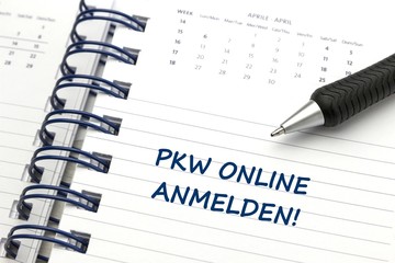 PKW Anmeldung online
