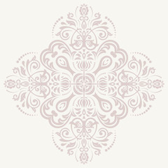 Damask  Pattern. Orient Background