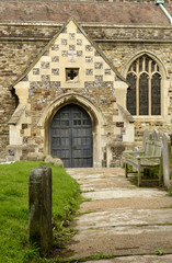 side entrance of All Saints Parish, Hastings