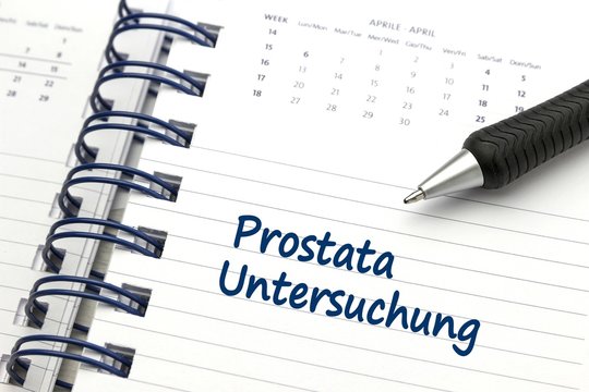 Prostatauntersuchung - Konzept
