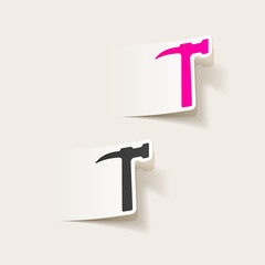 realistic design element: hammer