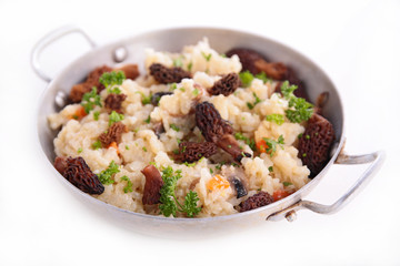 mushroom risotto