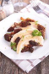 chicken and morel