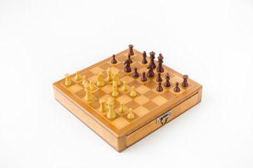 Chess board isolated