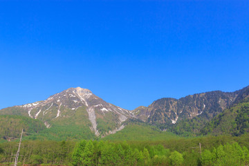 Mt.Yake in Kamikochi, Nagano, Japan