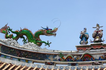 Fototapeta premium Dragon sculpture
