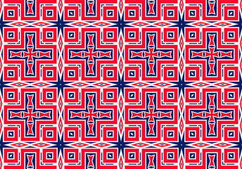 Ethnic pattern. Abstract kaleidoscope