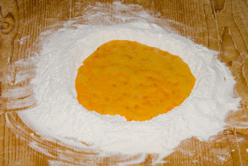 Impasto per la pasta all'uovo