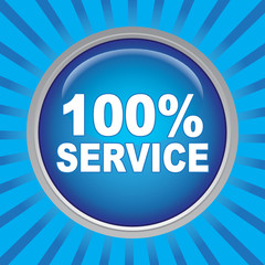 100% SERVICE ICON
