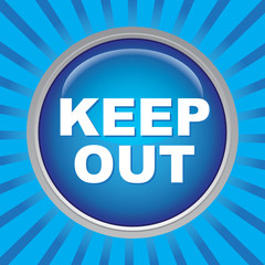 KEEP OUT ICON