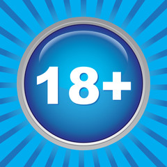 Fototapeta premium 18+ ICON