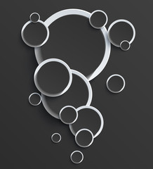 vector modern balck circle background.