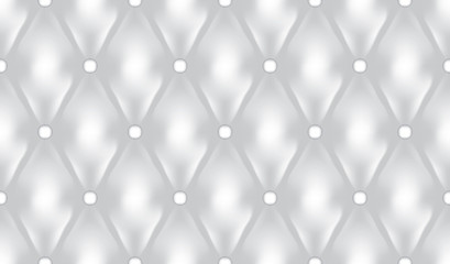 White luxury quiltn vector seamless pattern