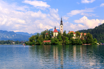 Bled with lake