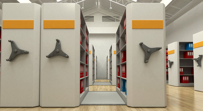 Archivio dati, faldoni, catalogo, business