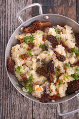 mushroom risotto