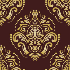 Orient Seamless  Pattern. Abstract Background