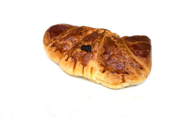 Baked brioche dough. Photo.