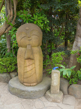 Nagomi Jizo at Hasedera temple in Kamakura, Kanagawa, Japan
