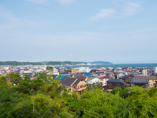 Cityscape of Kamakura in Kanagawa, Japan