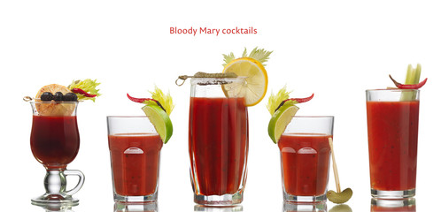 Bloody Mary cocktails