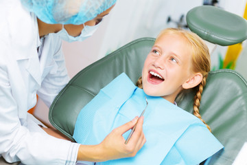 Obraz premium Tooth check
