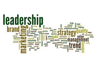 Conceptual business word cloud