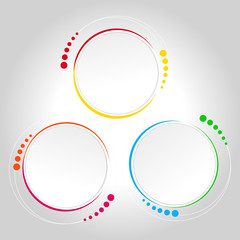 Abstract circle template - infographics