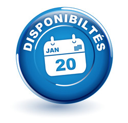 disponibilités sur bouton bleu