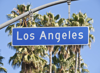 Straatnaambord Los Angeles