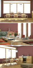modernes Loft Interieur Design