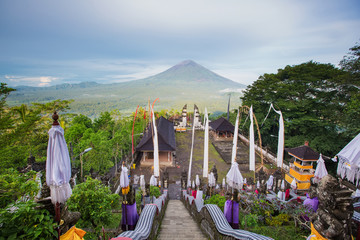 Agung volcano, Bali, Indonesia. View from pura Lempuyang © Maygutyak