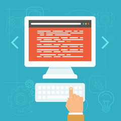 Vector software testing concept