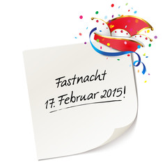 Fototapeta premium Fastnacht 2015 - Memo