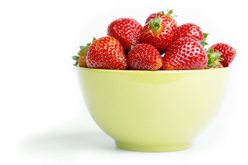 Strawberries in a bowl